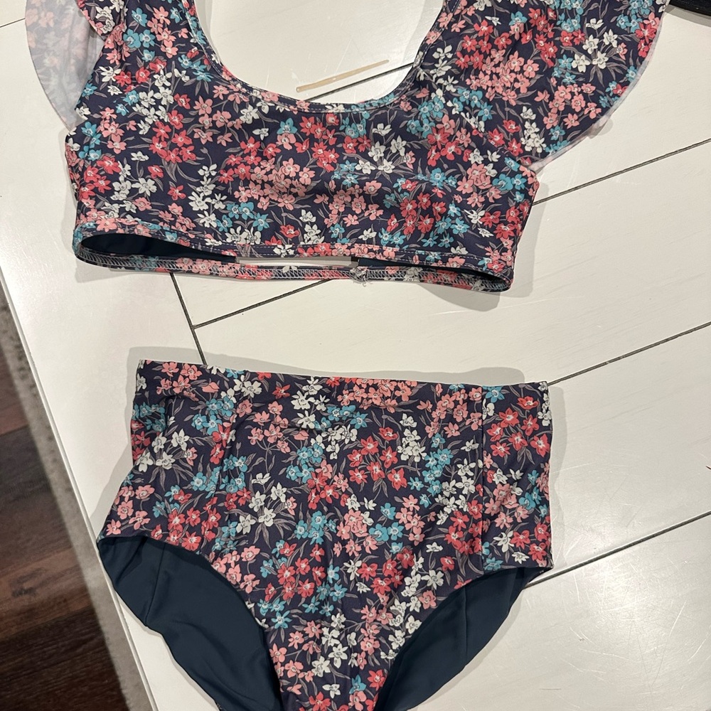 Floral Two-Piece Swimsuit